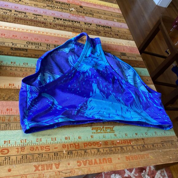 Vintage DeWeese Bikini S/ M High Waisted 2 Piece Mod 1970s Retro USA Swimwear - Picture 9 of 11